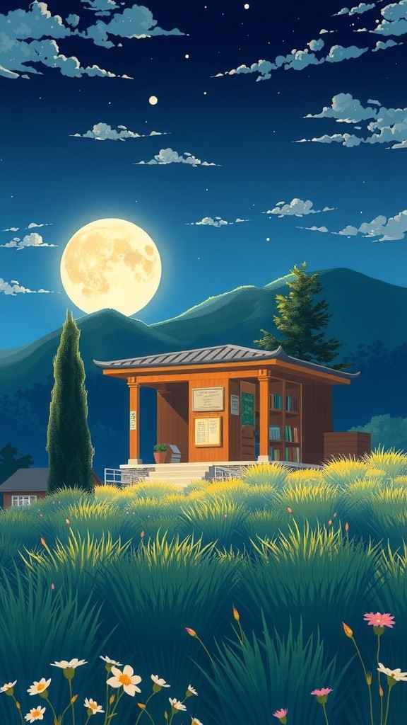 The Enchanted Moonlight Library