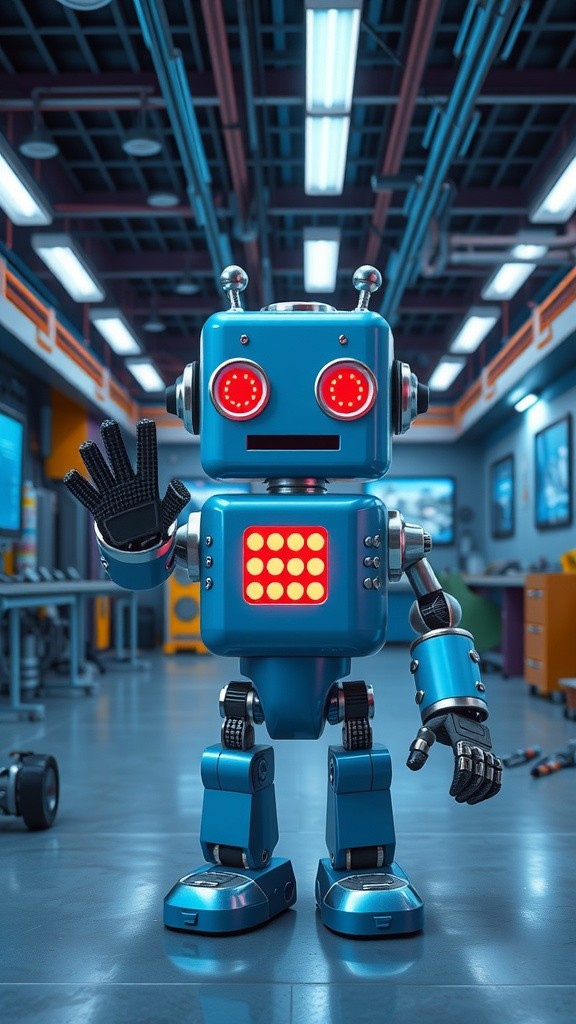 Persahabatan Robot dan Kelinci