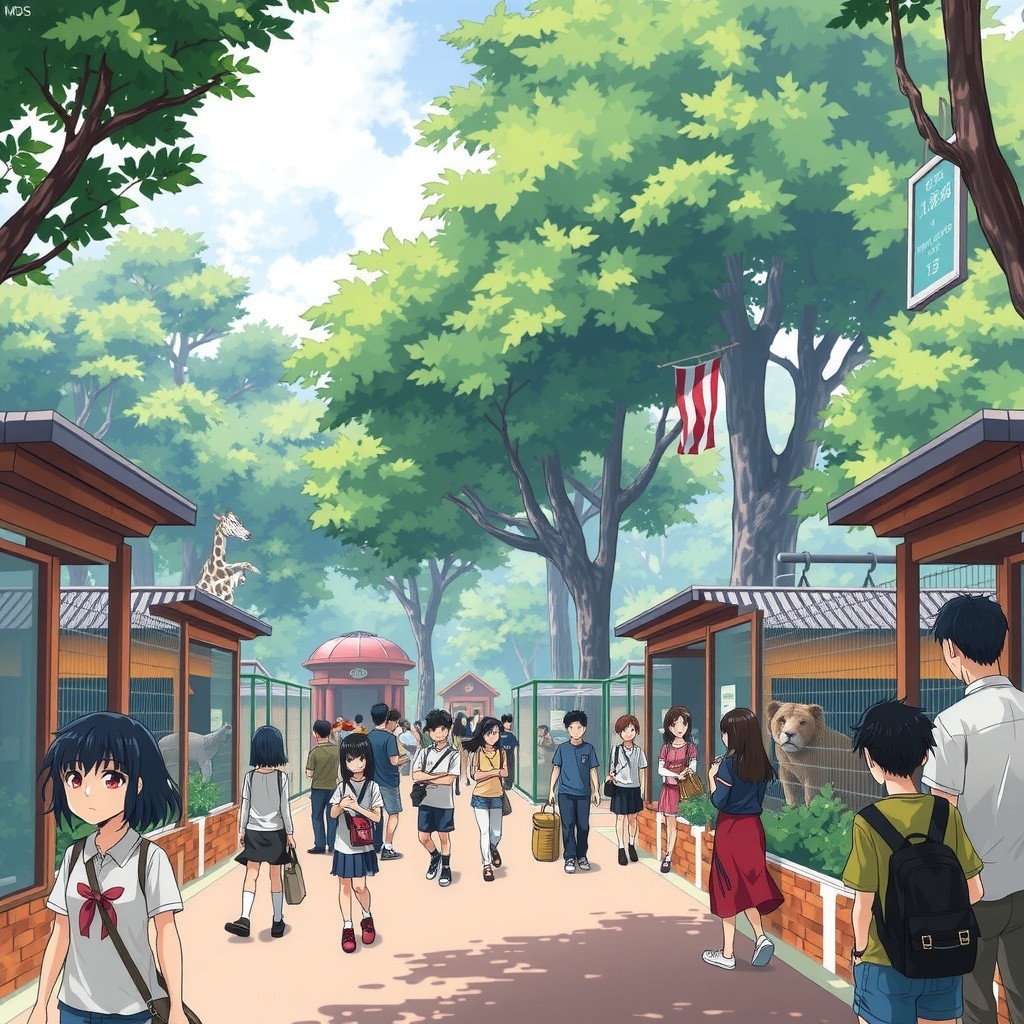 Keceriaan Berang-Berang di Kebun Binatang