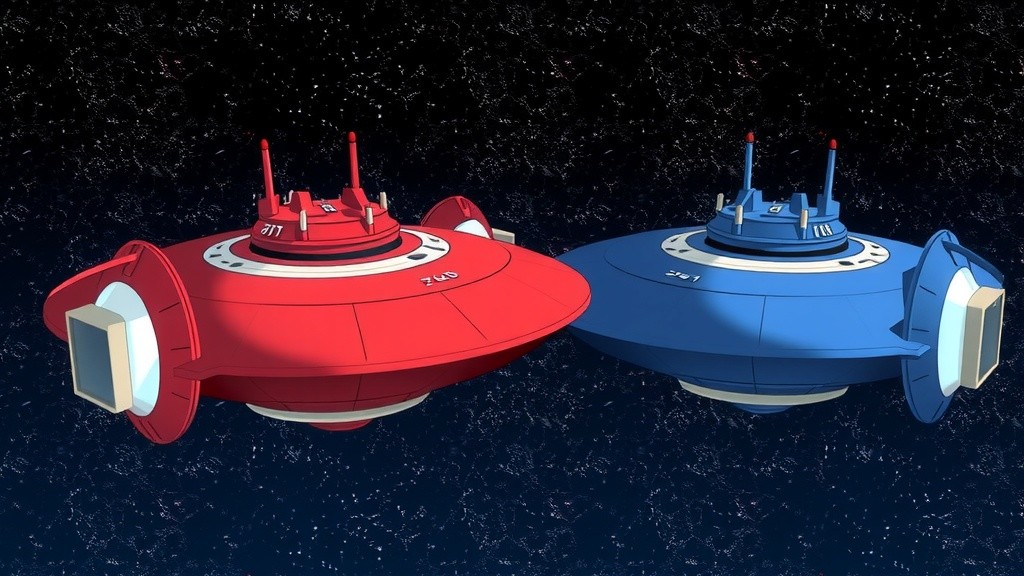 رومیؤ اور جولیٹ: خلا کی رقیب اسٹیشنوں کی کہانی