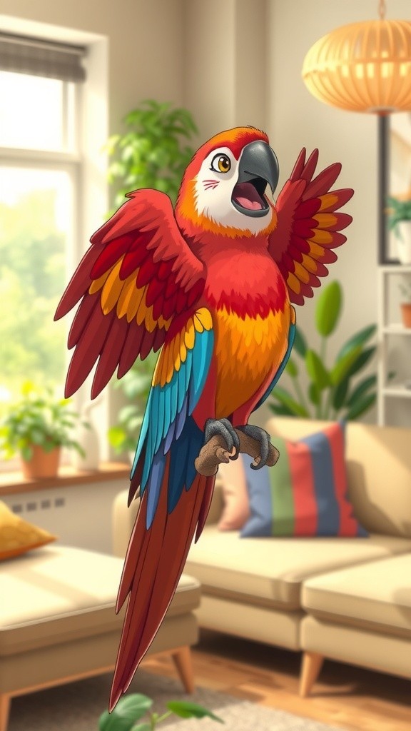 Burung Nuri yang Menghibur saat Sedih