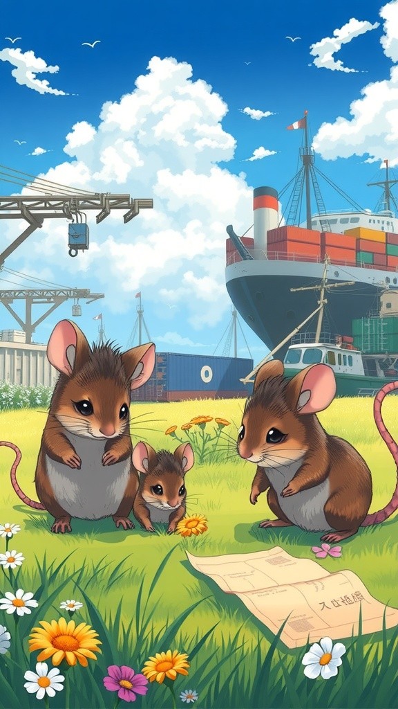 Treasure Hunt: A Global Adventure of Two Mouse Families