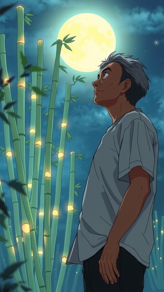 The Enchanted Bamboo and the Moon Princess