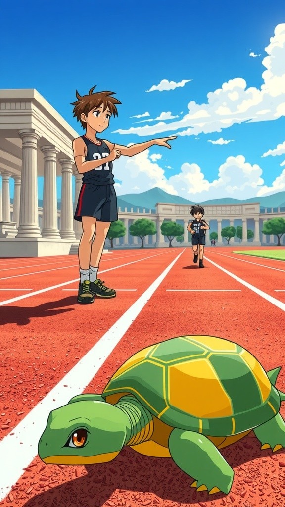 Achilles और Tortoise: एक Falsidical Paradox