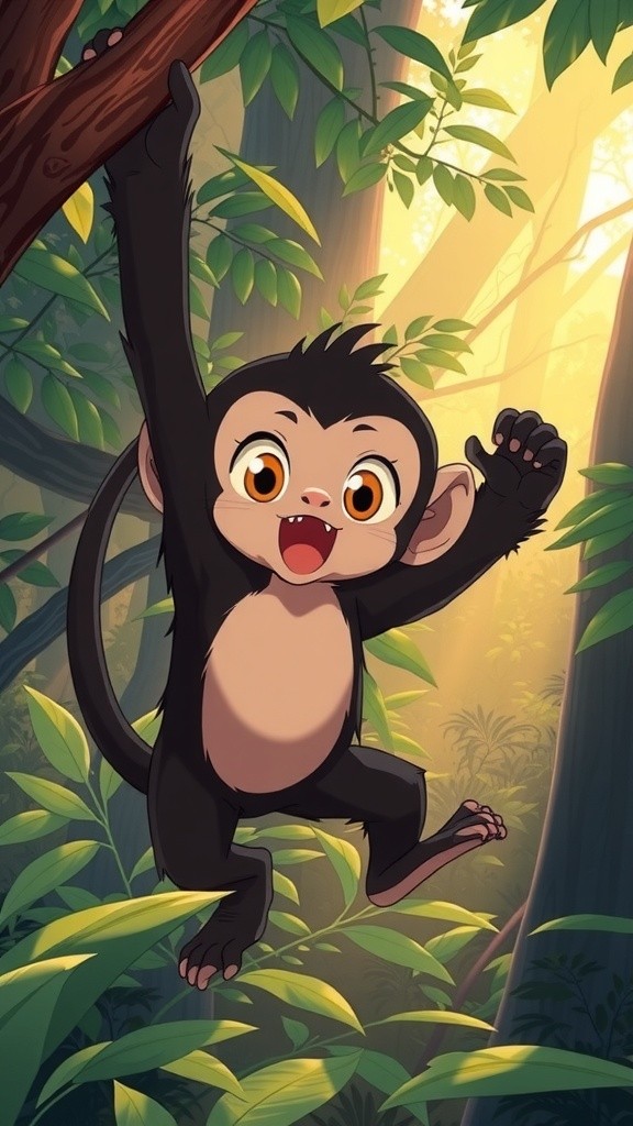 ध्यान और मस्ती: बंदर और बाज की कहानी