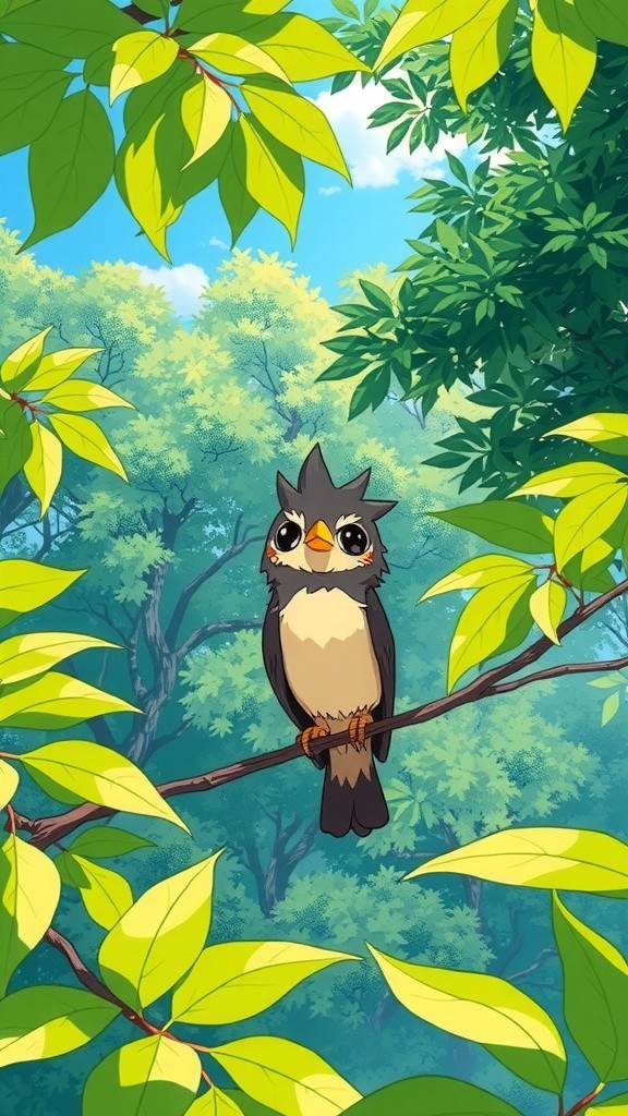 चतुर चिड़िया और आलसी लोमड़ी की कहानी