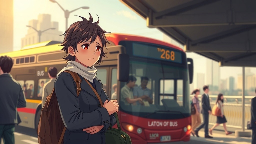 भीड़भाड़ वाली बस में टिटली का सफर