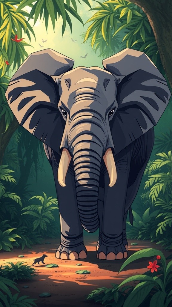 मोती हाथी की हिम्मत की कहानी