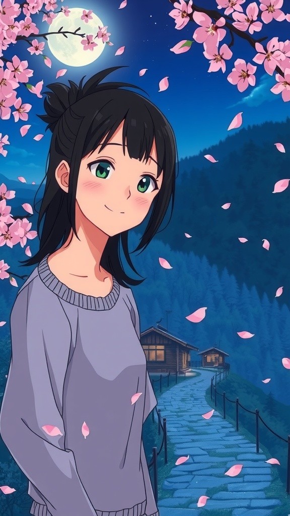 Bisikan Malam di Bawah Sakura