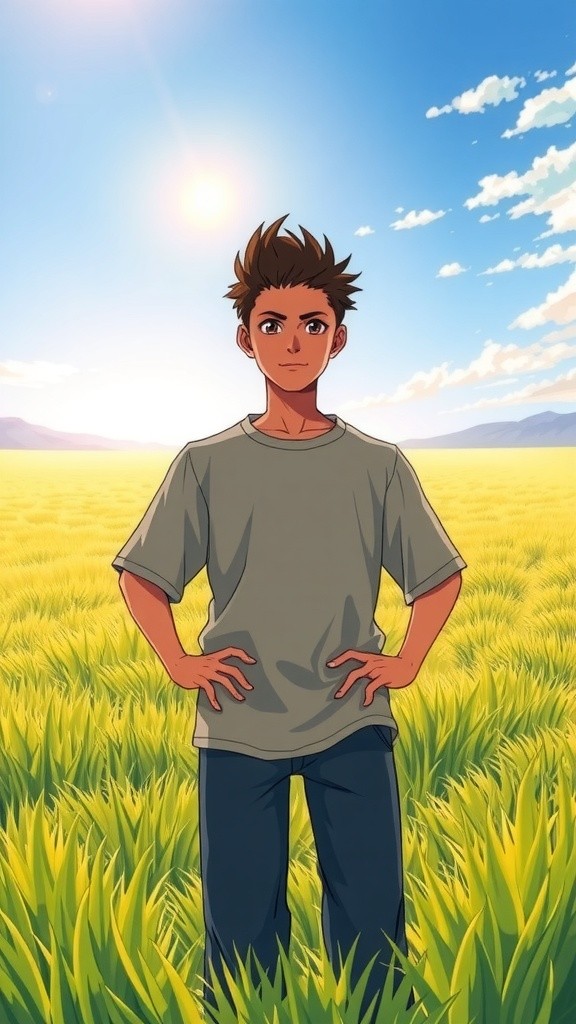 حقل العم في موسم الأمطار