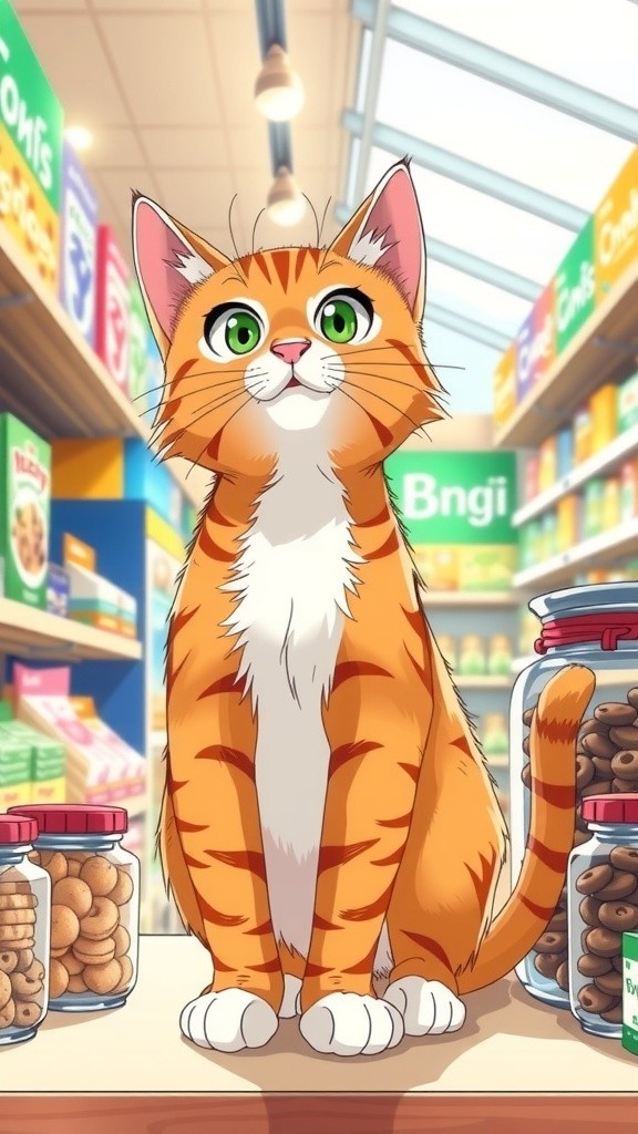 Cat Thief Steals Chocolate from Store