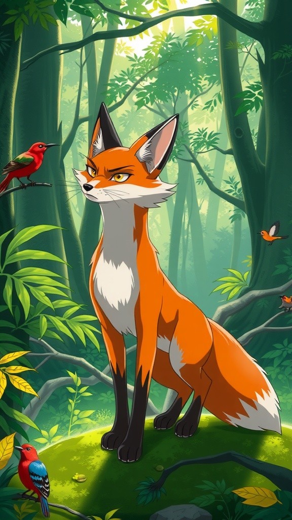 लोमड़ी और सारस की दोस्ती