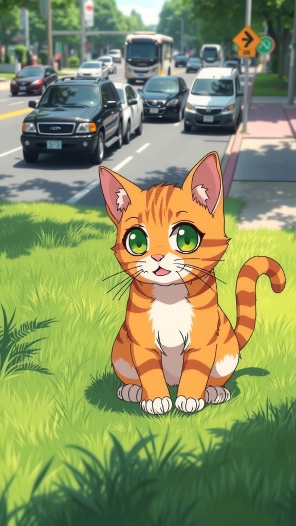 Oyen the Brave: A Ginger Cat's Heroic Act of Kindness