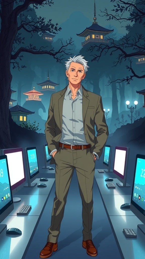 Elon Musk's Samurai Showdown in a Demon Slayer Realm