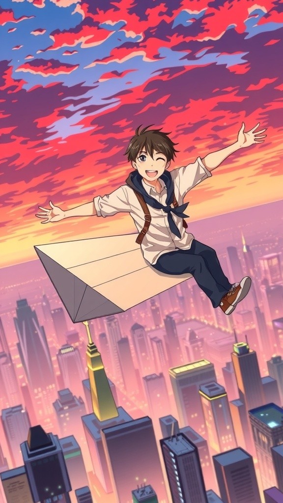 A Joyful Flight: A Boy's Adventure with Nature