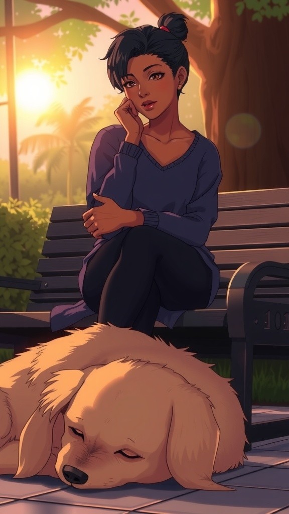 The Guardian Instinct: A Dog's Love in Darkness