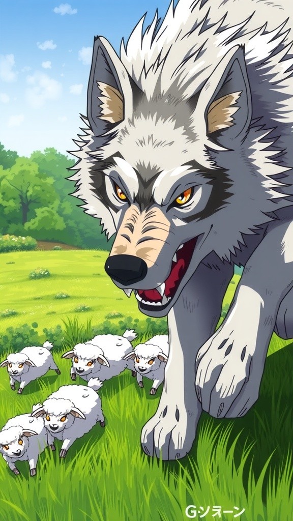 عبرة من الذئب والراعي