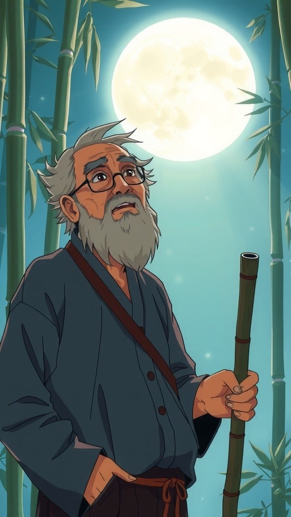 The Moon Princess: Kaguya's Heartfelt Farewell