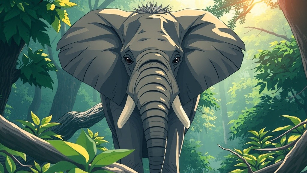 A Gentle Giant and a Timid Friend