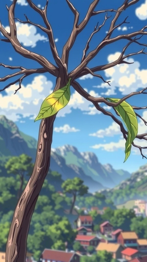 लड़की और आख़िरी पत्ता: एक रहस्यमयी कहानी