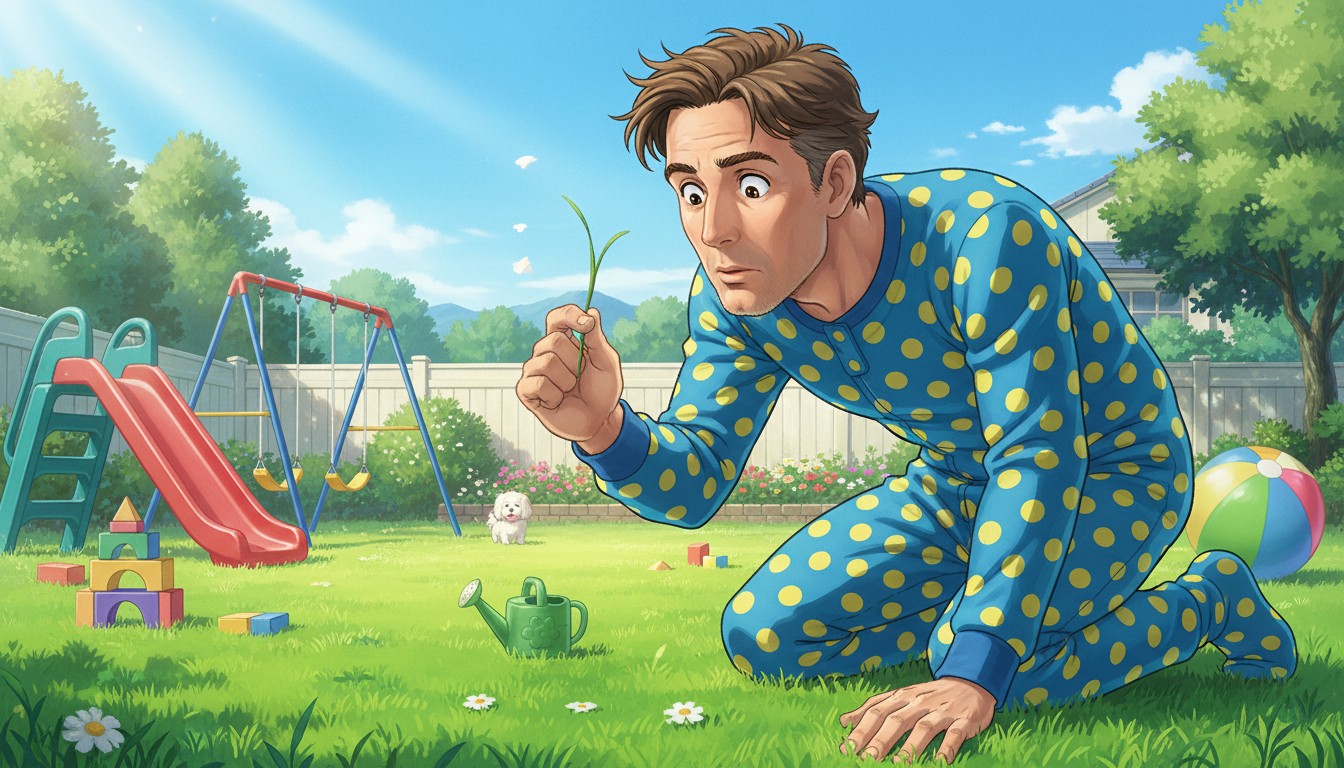 Baby Playing Outside