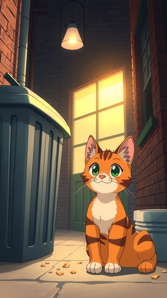 Milo the Resilient Street Cat