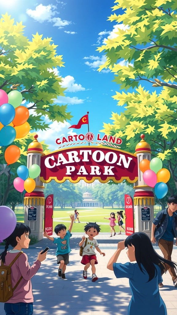 A Day in the Life of Cartoon Characters