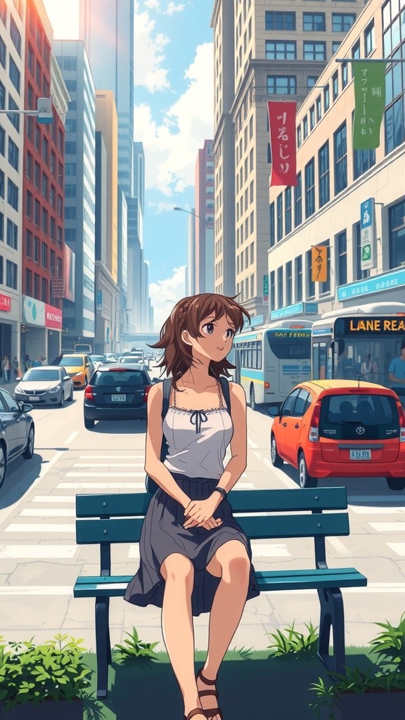 A Poor Girl on the Street