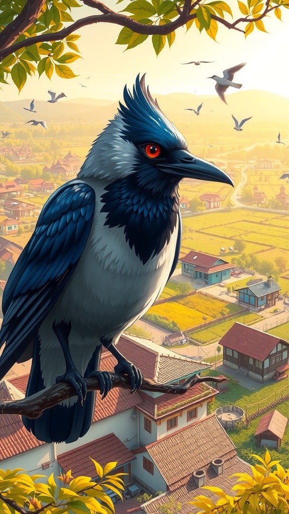 The Clever Crow and the Loyal Dog