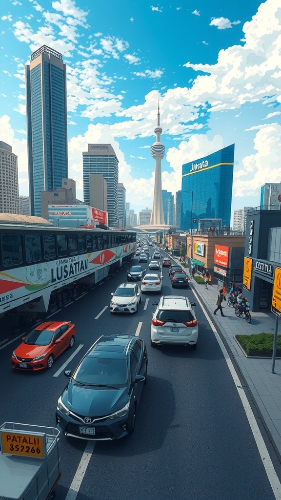 Godzilla Destroys Jakarta: Fighter Jets Attack and Monas Tower Falls