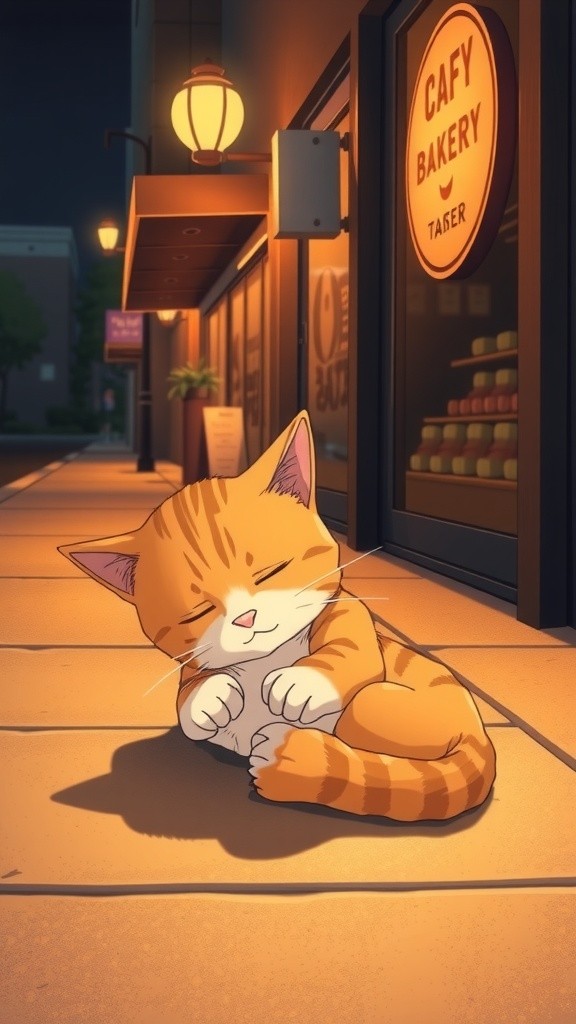 Loyal Love: A Stray Cat's Heartfelt Vigil