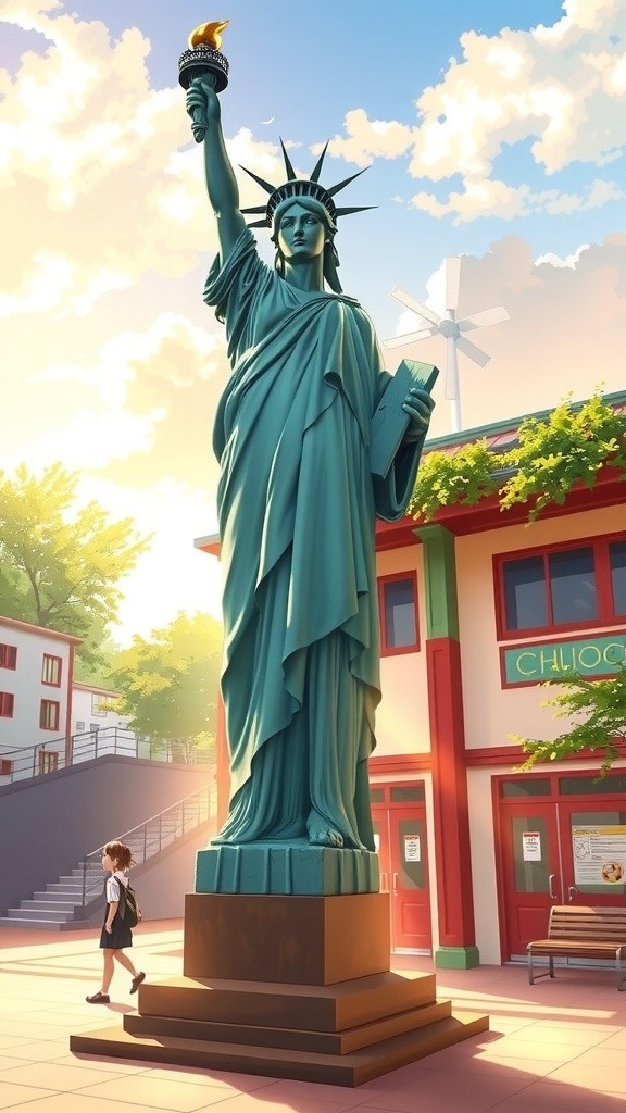 Liberty Brings Light to Her First Day!