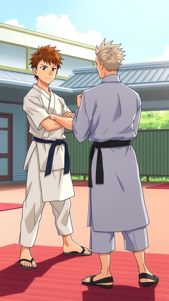 Martial Arts: Mastering Techniques with Ken and Ryu