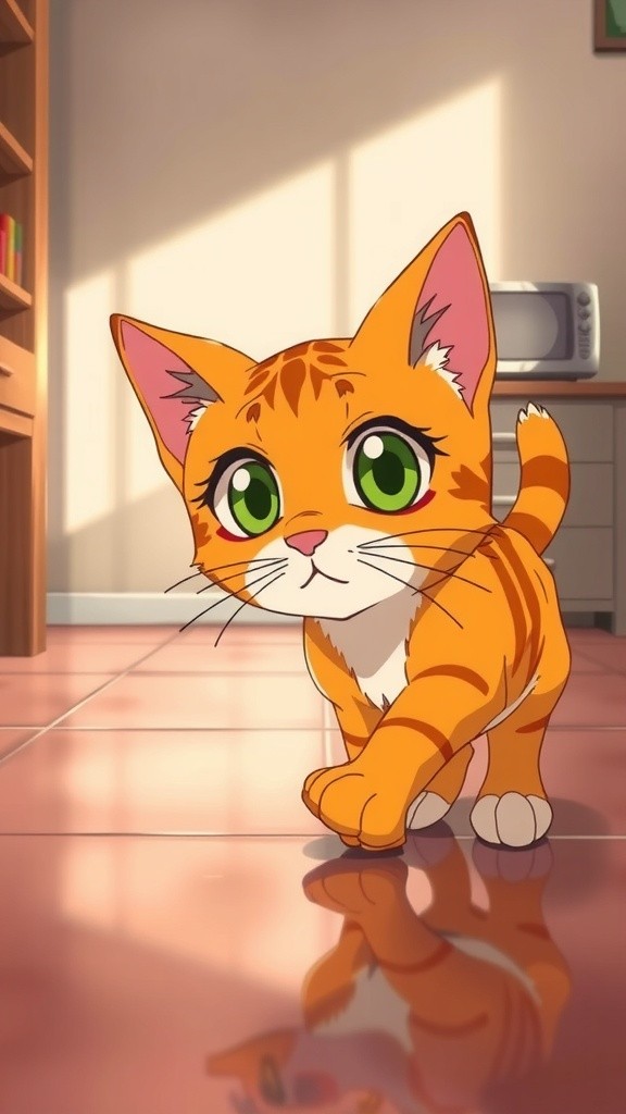 Brave Heart: A Cat's Journey from Fear to Triumph!