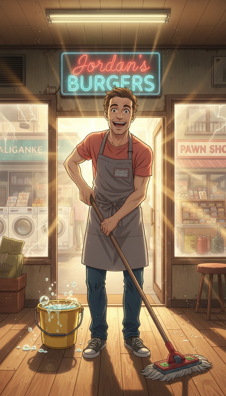 Broken Signs and Morning Chaos at Landon's Burgers