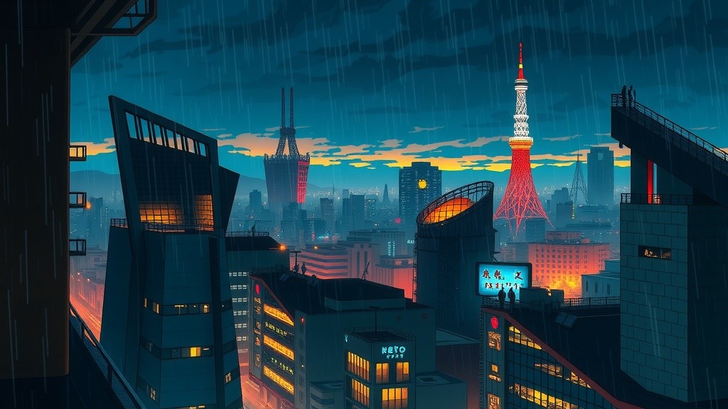 虚無の炎と龍の血: 荒れ果てた未来都市での決戦