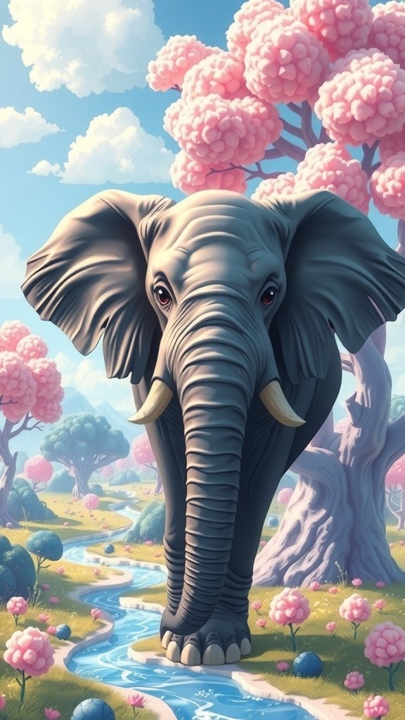 Uni Si Unicorn dan Gajah Merah Jambu yang Dimanja Pancake