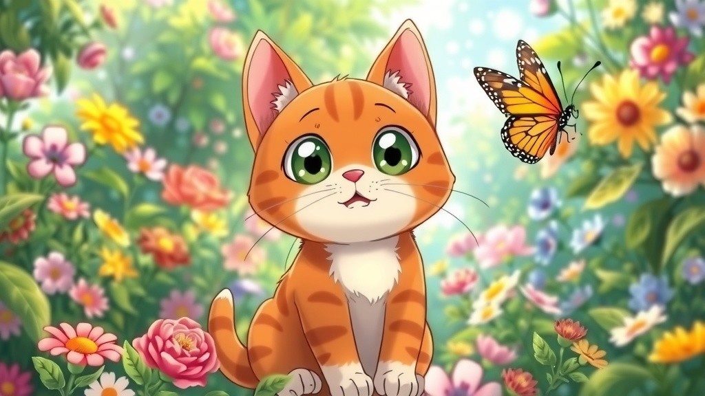 Chhotu Billi aur Chameli Titli ki Dosti