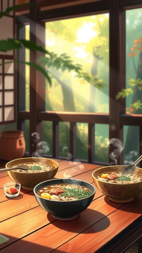 Noodle Shop Training Talk with Sakura, Sasuke, Naruto, and Kakashi