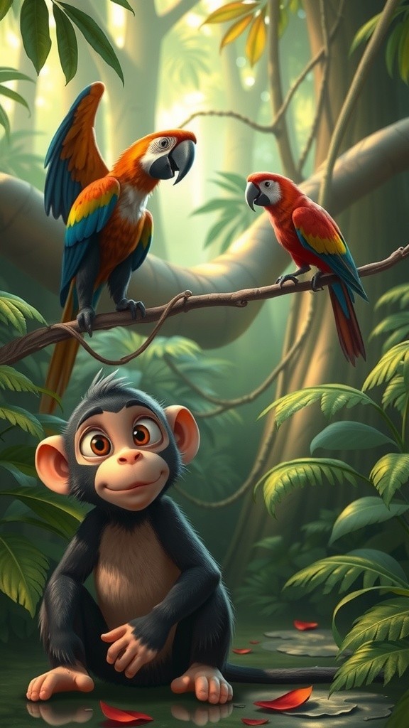 जंगल की रक्षा: जादुई पेड़ की कहानी