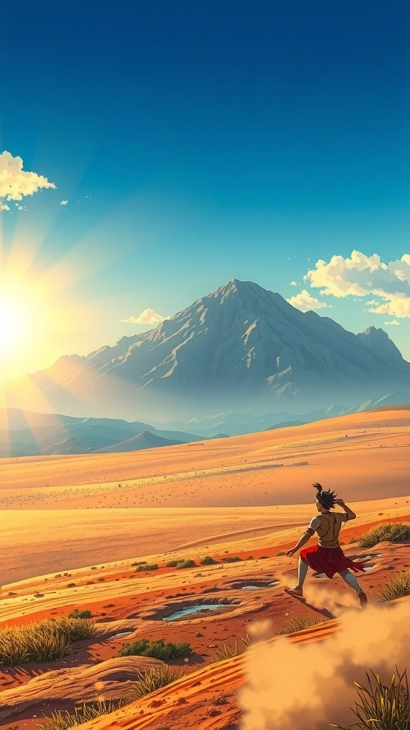 Divine Guidance: Krishna and Arjun on the Battlefield of Kurukshetra