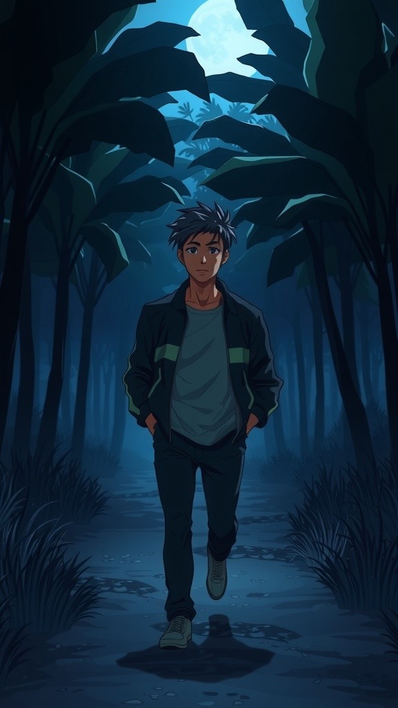 Kuntilanak Panik di Kebun Pisang