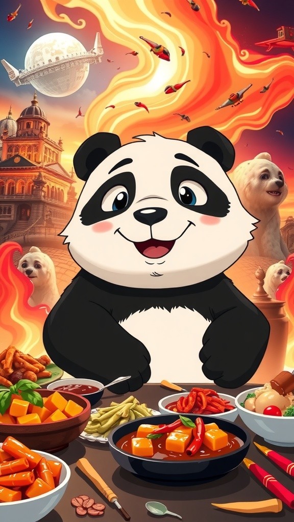 Panda Takes on the Hottest Foods on Earth!