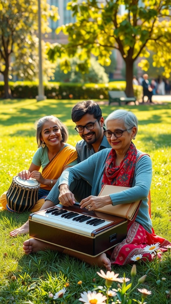 बच्चों का मस्ती भरा संगीत दिन