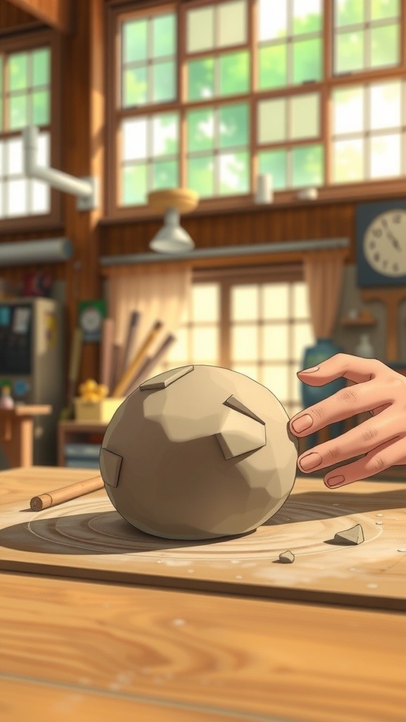 Artistic Transformations: Clay and Color in Harmony