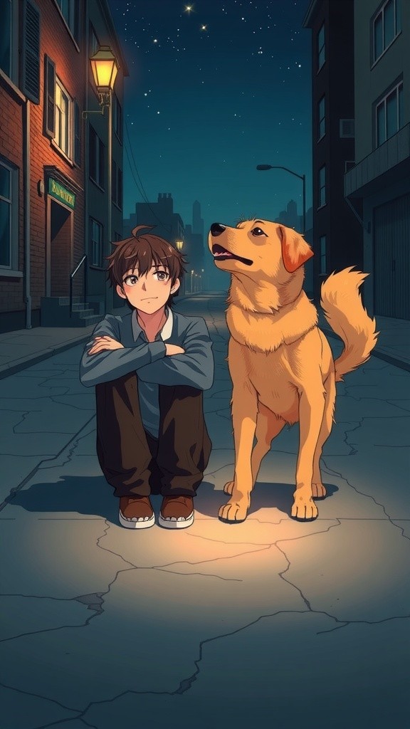 Stray Guardian: A Child's Night Adventure