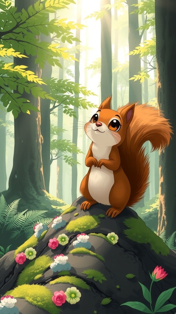 The Squirrel's Sharing Lesson 🐿️