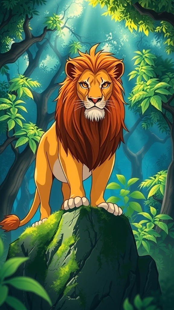 गर्व से दौड़ने वाला शेर और निर्भीक कछुआ