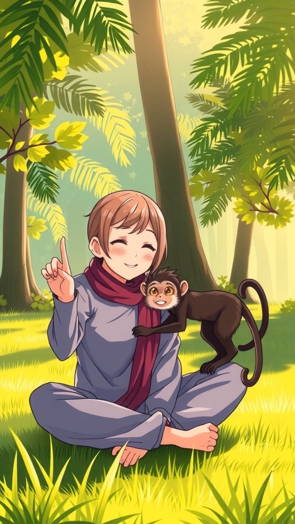 Dadi aur Bandar ka Saath