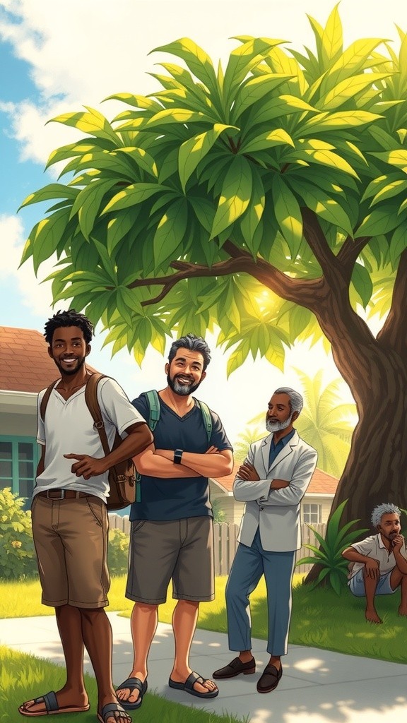 Permainan Petak Umpet di Hari Cerah